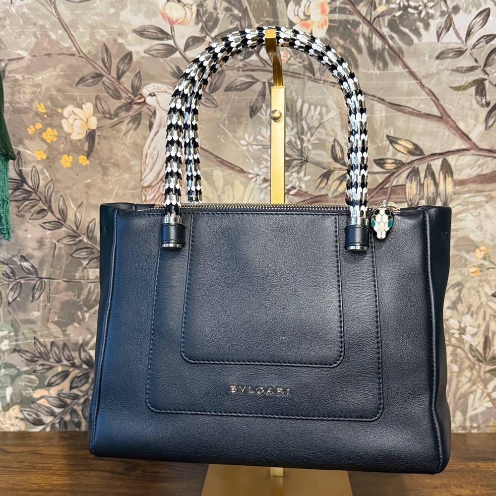 Bvlgari Serpenti Leather Handle bag